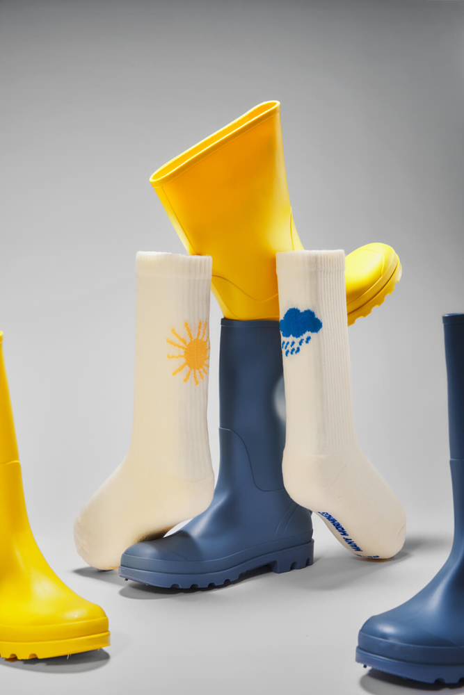 Many mornings Many mornings - sportsokken - sunny rain