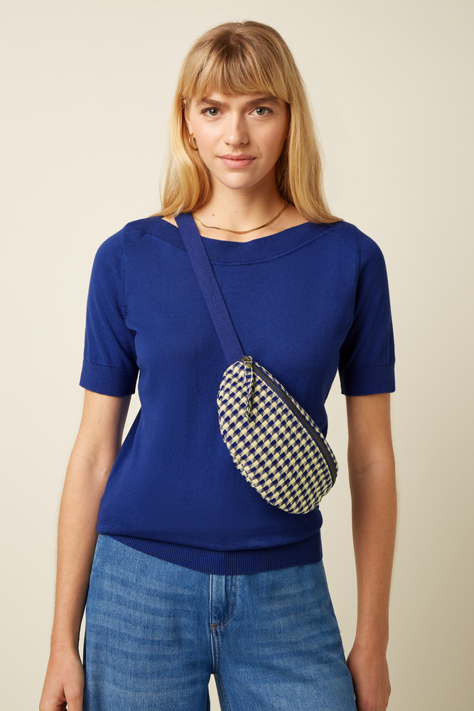 King Louie King Louie - little pack pretty check - mazarine King Louie King Louie - little pack pretty check - mazarine