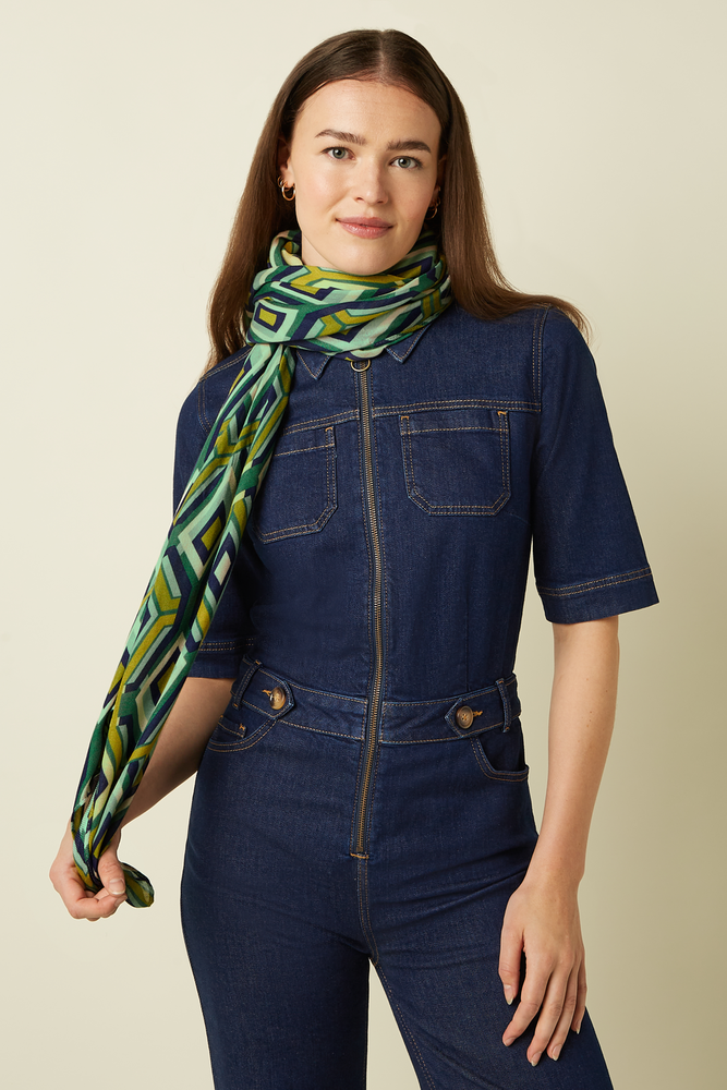 King Louie King Louie - foulard cadiz - rhodonite blue