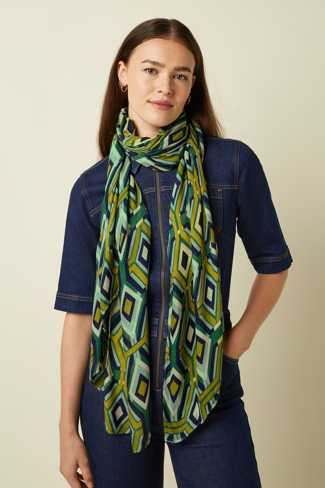 King Louie King Louie - foulard cadiz - rhodonite blue