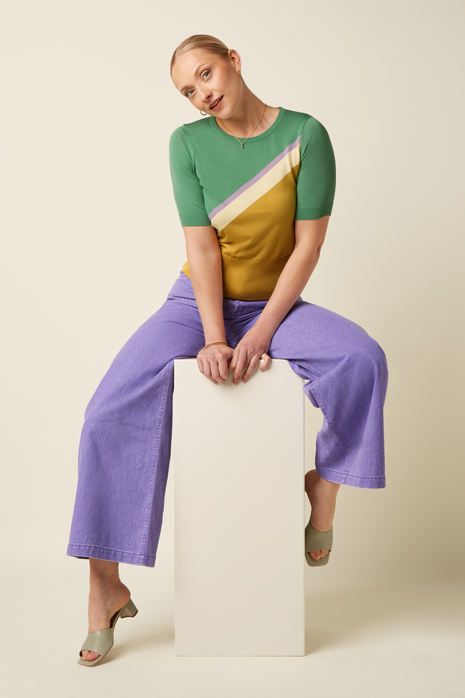 King Louie King Louie - agnes top kira - honey yellow