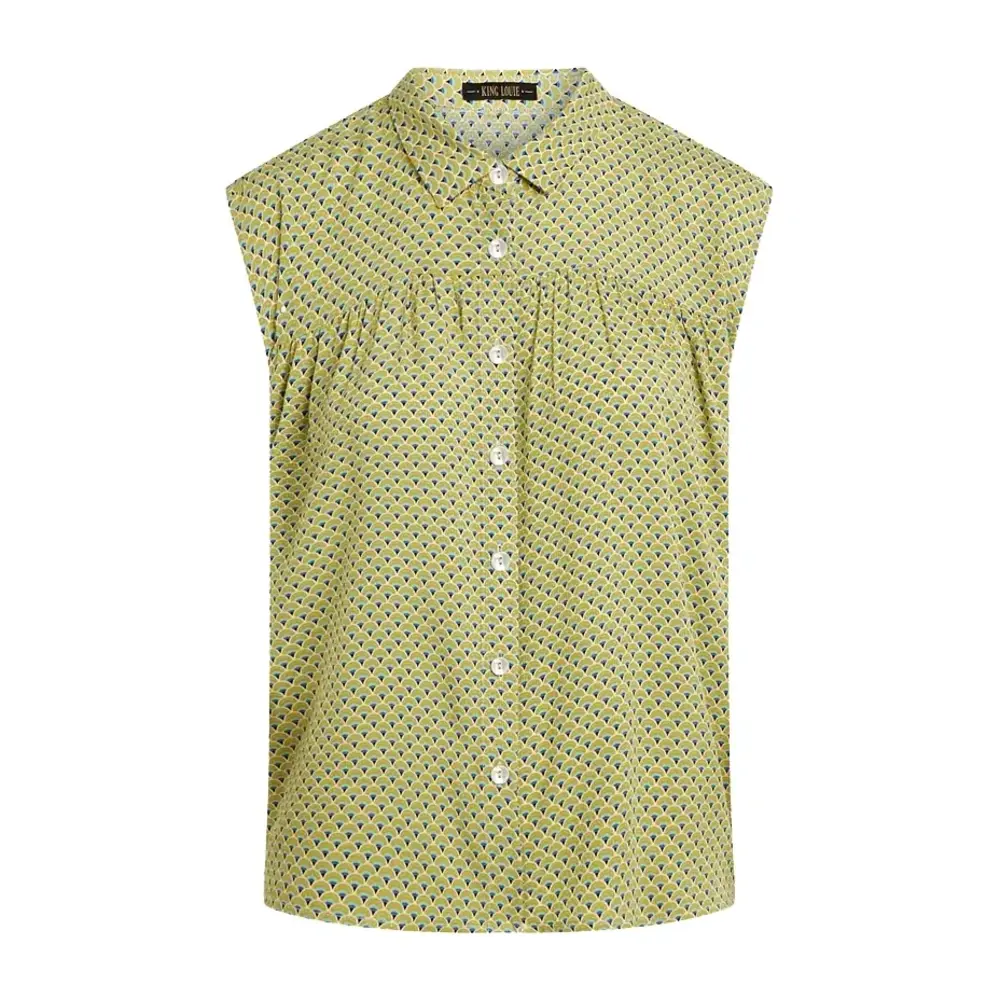 King Louie King Louie - amy blouse dover - spring yellow