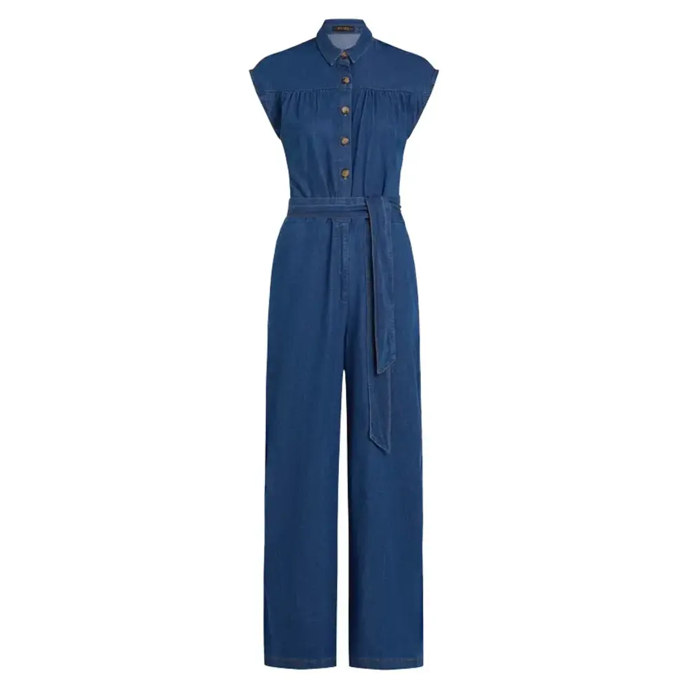 King Louie King Louie - amy jumpsuit chambray - denim blue King Louie King Louie - amy jumpsuit chambray - denim blue