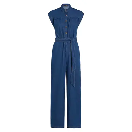 King Louie King Louie - amy jumpsuit chambray - denim blue King Louie King Louie - amy jumpsuit chambray - denim blue