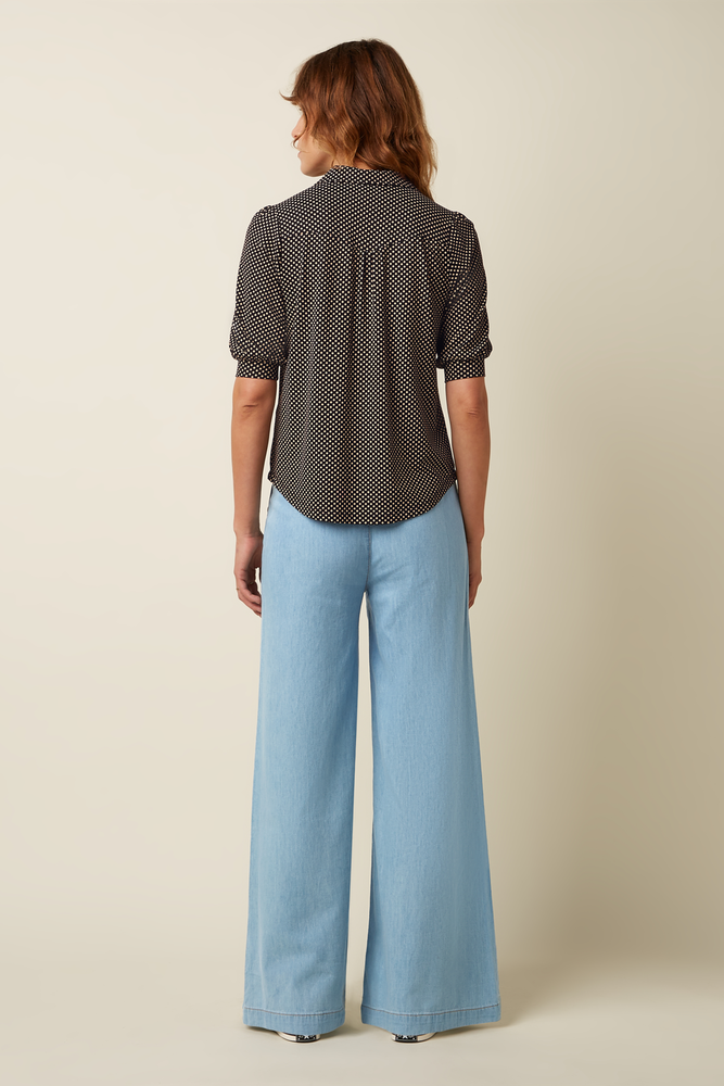 King Louie King Louie - carina blouse piper - black