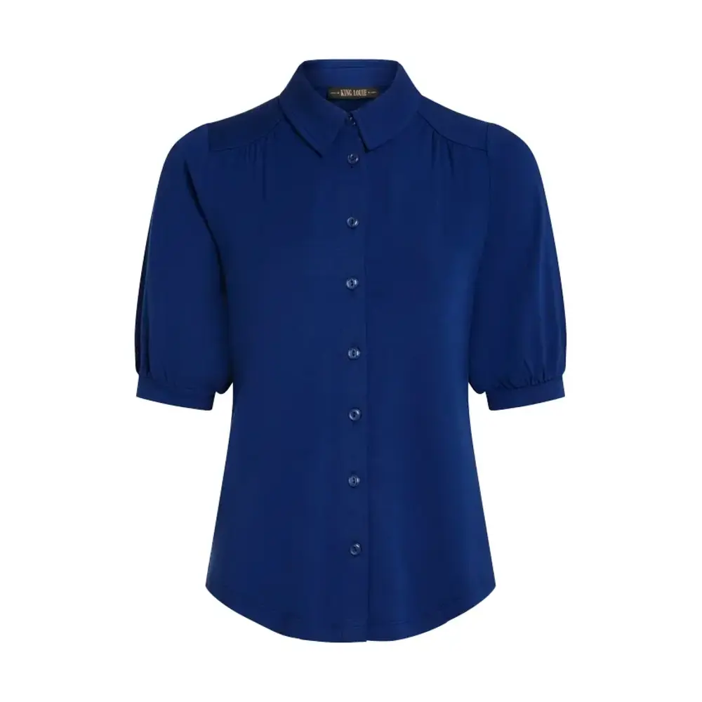 King Louie King Louie - carina blouse tulum - mazarine