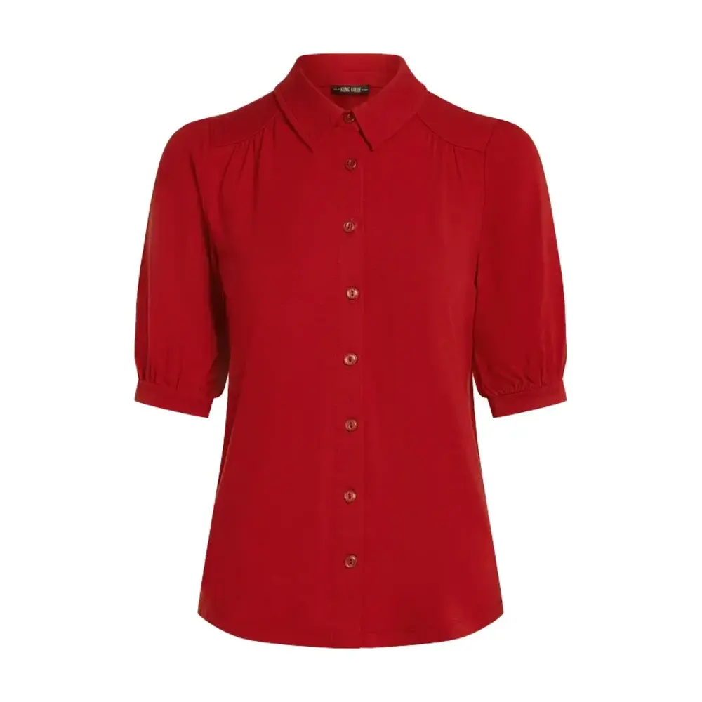 King Louie King Louie - carina blouse tulum - chili red