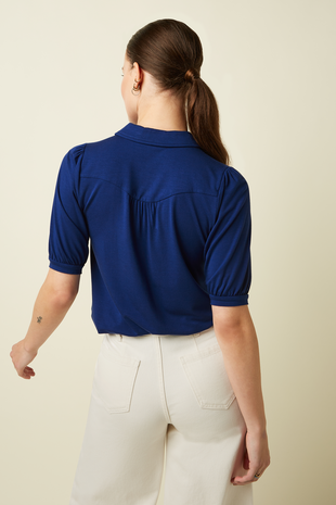 King Louie King Louie - carina blouse tulum - mazarine