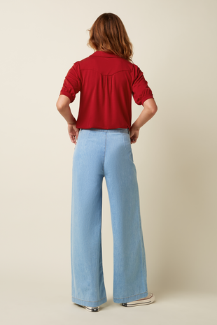 King Louie King Louie - carina blouse tulum - chili red