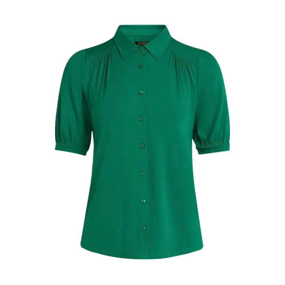 King Louie King Louie - carina blouse viscose light - ultra green