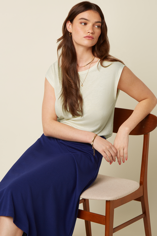 King Louie King Louie - juno skirt milano crepe - beacon blue