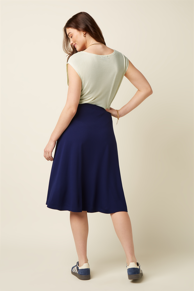King Louie King Louie - juno skirt milano crepe - beacon blue