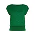 King Louie - lina top mateo knit - very green