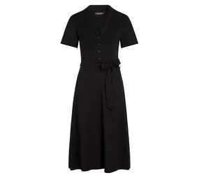 King Louie King Louie - lola dress milano crepe - black