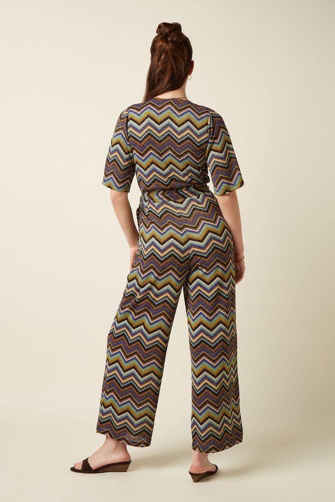 King Louie King Louie - zita jumpsuit shio - strong blue