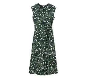 Seasalt Seasalt - fettling dress - garden plants inkwell Seasalt Seasalt - fettling dress - garden plants inkwell
