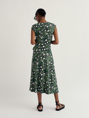 Seasalt Seasalt - fettling dress - garden plants inkwell Seasalt Seasalt - fettling dress - garden plants inkwell