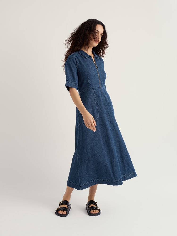 Seasalt Seasalt - gwenter dress - mid wash