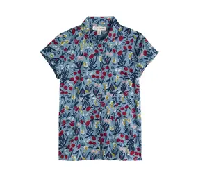 Seasalt Seasalt - rushmaker shirt - spring stems seascape mix