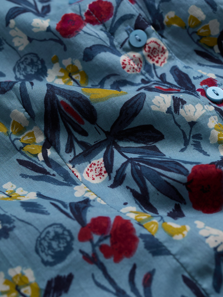 Seasalt Seasalt - rushmaker shirt - spring stems seascape mix Seasalt Seasalt - rushmaker shirt - spring stems seascape mix