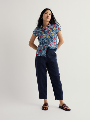 Seasalt Seasalt - rushmaker shirt - spring stems seascape mix Seasalt Seasalt - rushmaker shirt - spring stems seascape mix