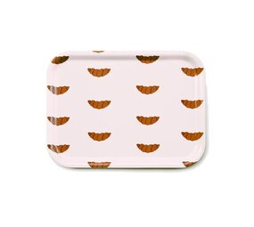 Blu Kat Blu kat - dienblad - croissant peach (27 x 20 cm) Blu Kat Blu kat - dienblad - croissant peach (27 x 20 cm)