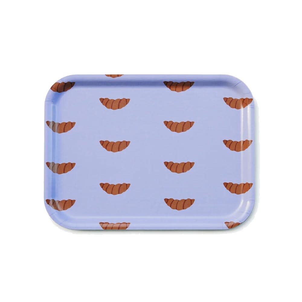 Blu Kat Blu kat - dienblad - croissant lilac (27 x 20 cm) Blu Kat Blu kat - dienblad - croissant lilac (27 x 20 cm)