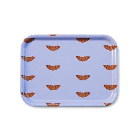Blu Kat Blu kat - dienblad - croissant lilac (27 x 20 cm) Blu Kat Blu kat - dienblad - croissant lilac (27 x 20 cm)