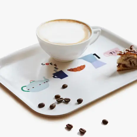 Blu Kat Blu kat - dienblad - coffee & tea (27 x 20 cm)