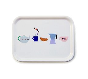 Blu Kat Blu kat - dienblad - coffee & tea (27 x 20 cm)