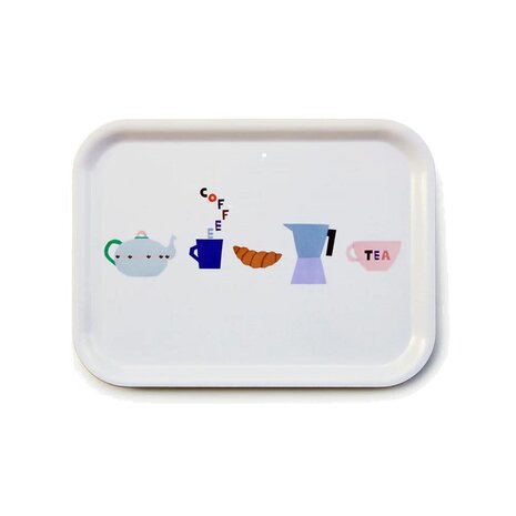 Blu Kat Blu kat - dienblad - coffee & tea (27 x 20 cm)