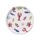 Blu Kat Blu kat - dienblad rond - seaside lunch (31 cm)