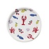 Blu kat - dienblad rond - seaside lunch (31 cm) Blu kat - dienblad rond - seaside lunch (31 cm)
