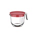Mepal - chef it maatbeker glas met deksel 1000 ml - coral Mepal - chef it maatbeker glas met deksel 1000 ml - coral