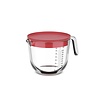 Mepal Mepal - chef it maatbeker glas met deksel 1000 ml - coral