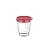 Mepal Mepal - chef it maatbeker glas met deksel 500 ml - coral Mepal Mepal - chef it maatbeker glas met deksel 500 ml - coral