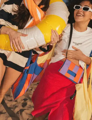 Notabag Notabag - crossbody light - royal stripes