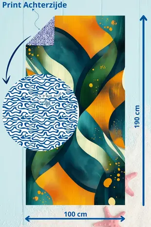 SooBluu SooBluu - reishanddoek XL (190 x 100 cm) - storm SooBluu SooBluu - reishanddoek XL (190 x 100 cm) - storm