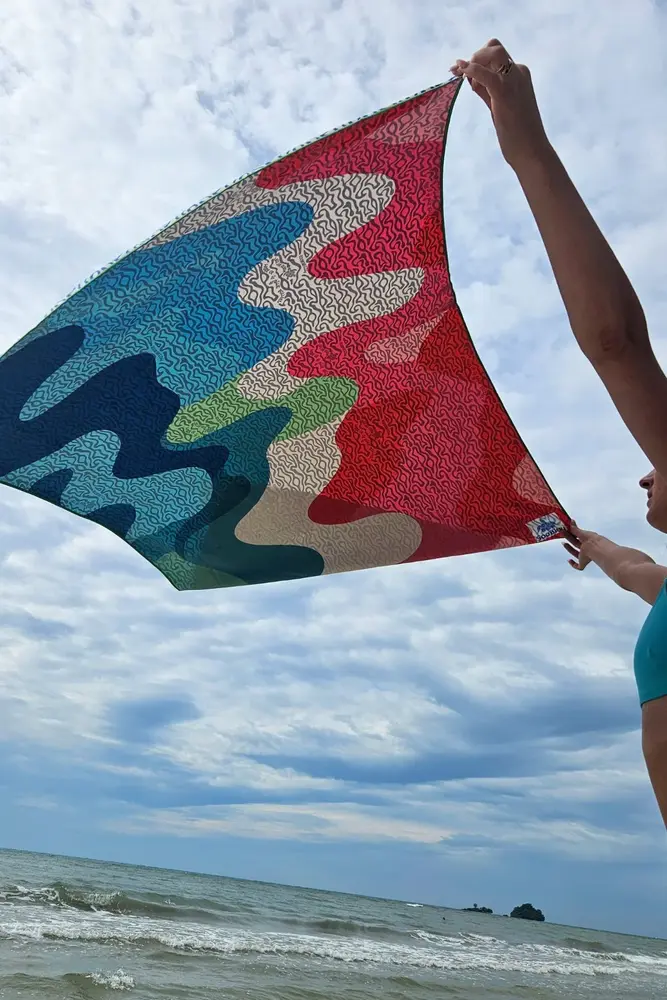 SooBluu SooBluu - reishanddoek (160 x 100 cm) - flow