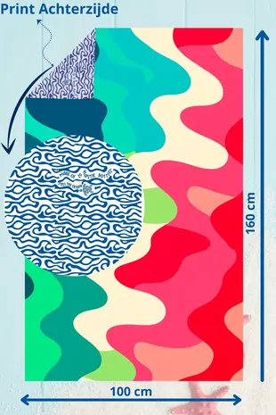 SooBluu SooBluu - reishanddoek (160 x 100 cm) - flow