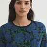 Nice Things Nice Things - sweater floral jacquard - navy