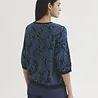 Nice Things Nice Things - sweater floral jacquard - navy