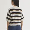 Nice Things Nice Things - sweater broken stripes - navy
