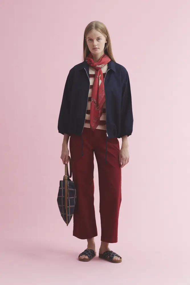 Nice Things Nice Things - sweater broken stripes - navy