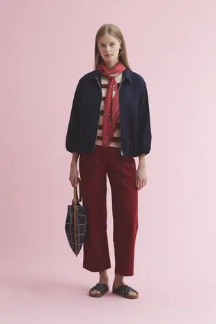 Nice Things Nice Things - sweater broken stripes - navy