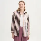 Nice Things Nice Things - basic shirt (93) broken stripes - ecru