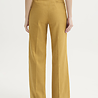Nice Things Nice Things - linen trousers pinstripe - dark yellow