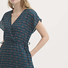 Nice Things Nice Things - midi dress hellenic waves - mosaic blue