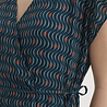 Nice Things Nice Things - midi dress hellenic waves - mosaic blue