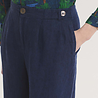 Nice Things Nice Things - pleated pants - indigo blue